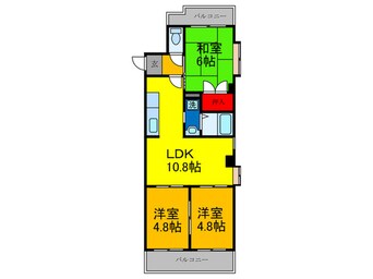 間取図 長瀬レーベンハイム