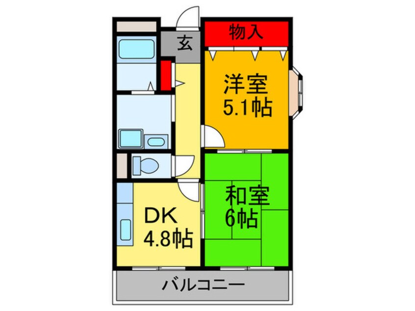 間取図 長瀬レーベンハイム