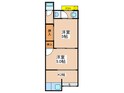喜志新家町ﾃﾗｽﾊｳｽの間取図