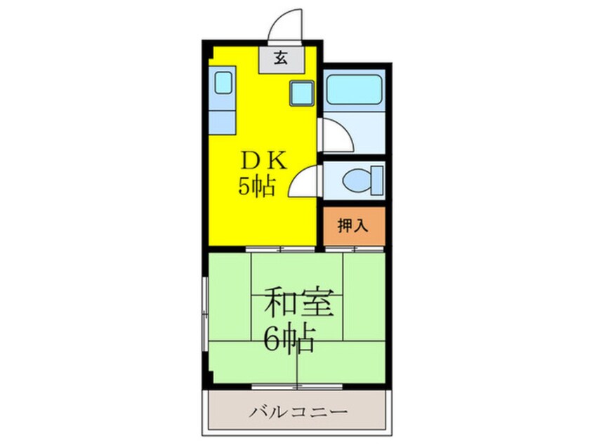 間取図 リビエ－ル御陵