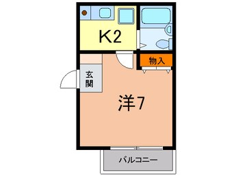 間取図 カ－サ甲南