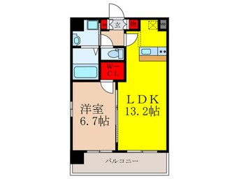 間取図 スプランディッド江坂駅前