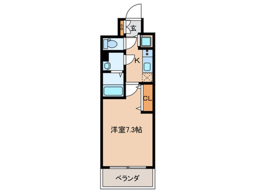 間取図 サムティ都島高倉町