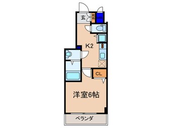 間取図 アスヴェル京都東寺前(706)