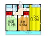 メゾンアキホ 2LDKの間取り
