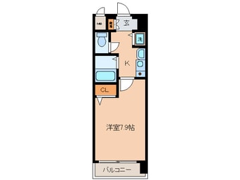 間取図 プレサンス京大南（２０４）