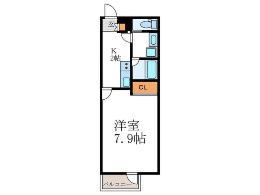間取図 プレジール御所東