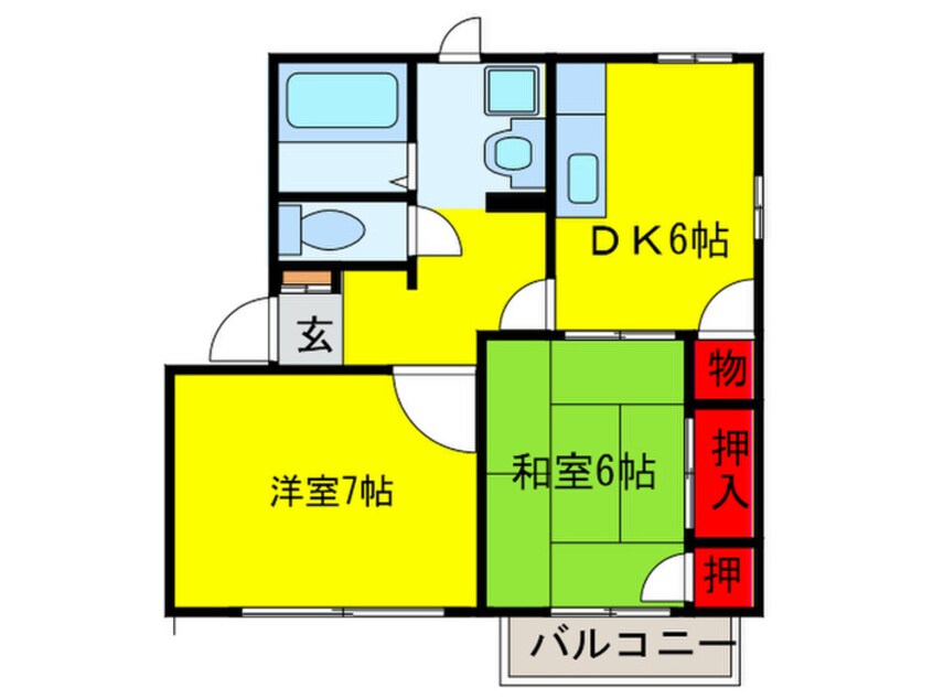 間取図 セブンハイツⅡ