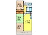 マンション菱永Ⅱ 3LDKの間取り