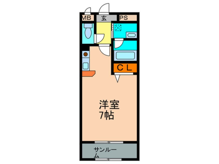 間取図 シャルマンロ－ド