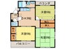カ－サ・ＮＡＫＡＭＵＲＡ　２ 3DKの間取り