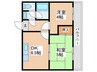 ケイプラザ金田 2DKの間取り