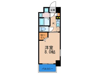 間取図 ミラージュパレス新梅田Rio