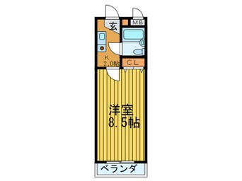 間取図 ホワイト東ビル