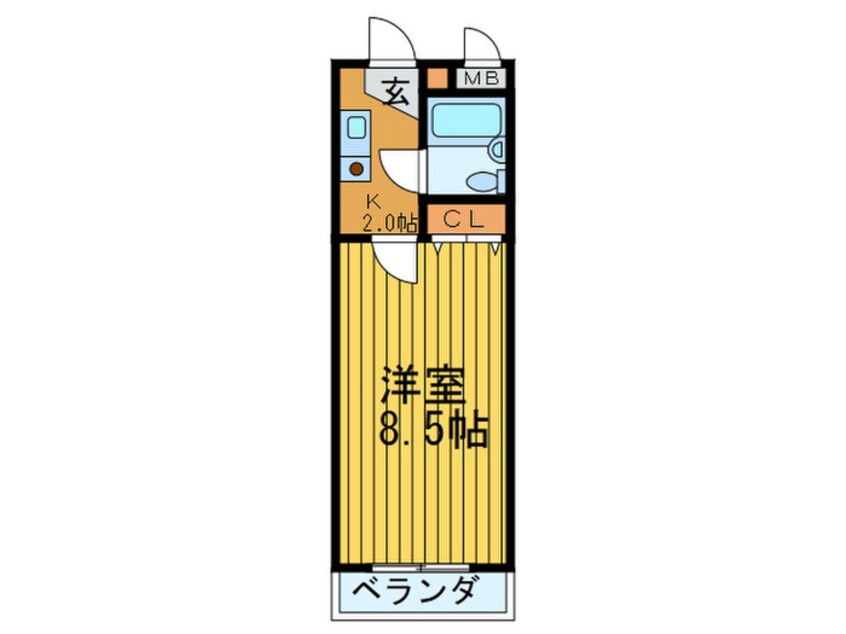 間取図 ホワイト東ビル