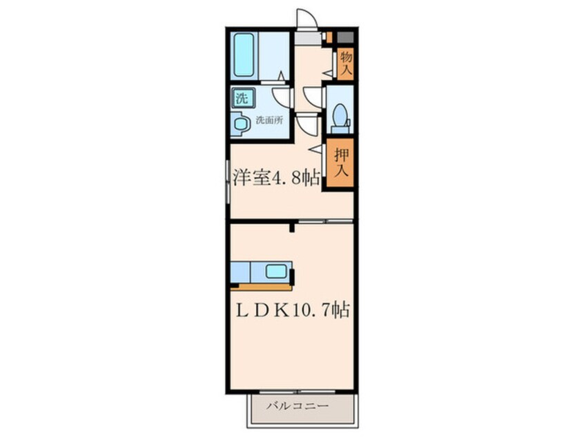 間取図 メゾン北杭瀬