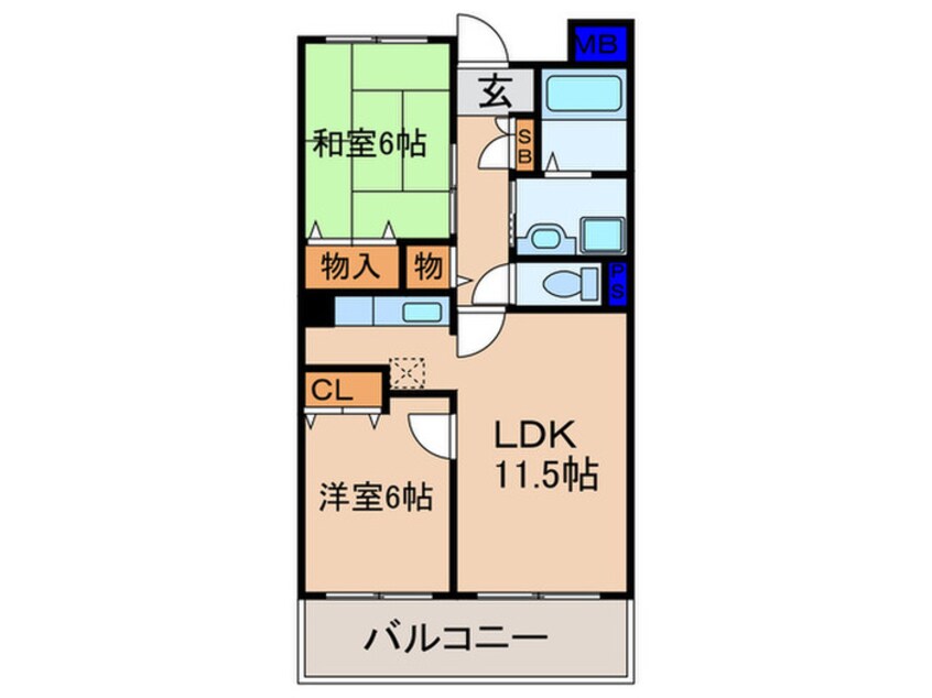 間取図 レオーネ南陵