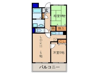 間取図 レオーネ南陵