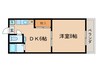 和田ハイツ 1DKの間取り