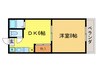 和田ハイツ 1DKの間取り