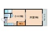 和田ハイツ 1DKの間取り