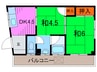 コ－ポ八百善 2DKの間取り