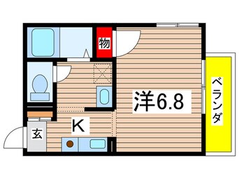 間取図 エステール立花