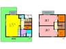 ウィルコ－ト口谷東Ｂ棟 2LDKの間取り