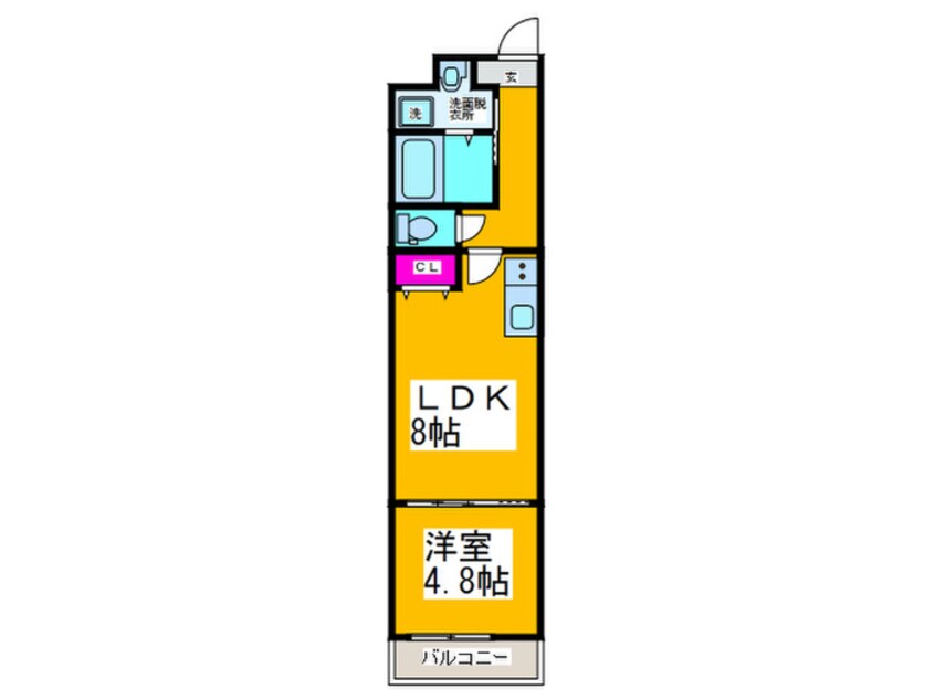 間取図 フジパレス沢ノ町