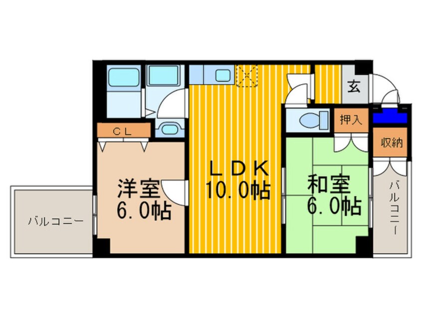 間取図 プランド－ルワン