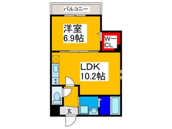 間取図 フジパレス北野田V番館