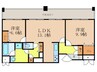 ハ－ヴェスタ江坂 2LDKの間取り