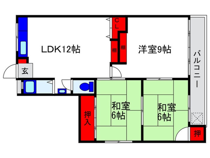 間取り図 高田マンション