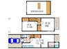 左京区田中西樋ノ口町貸家 2LDKの間取り