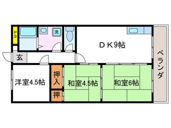 間取図 コーポ御屋敷