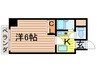 清風荘ﾒｿﾞﾝﾌﾞﾗｲﾄ 1Kの間取り