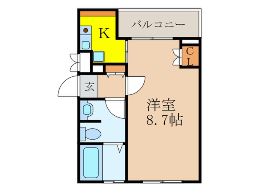間取図 キャピトル新大阪