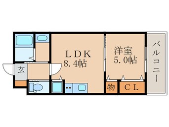 間取図 プリエ深草