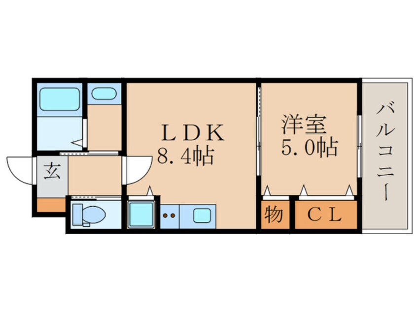 間取図 プリエ深草
