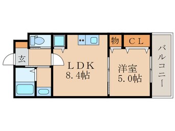 間取図 プリエ深草