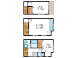 上京区下横町貸家