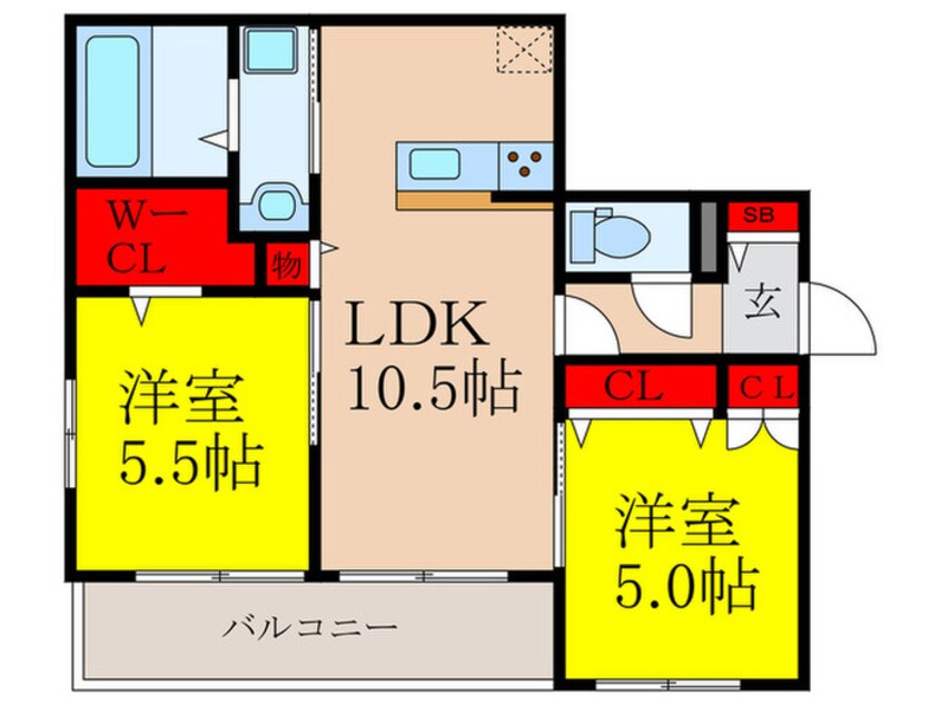 間取図 ヘーベルメゾン レジデンス