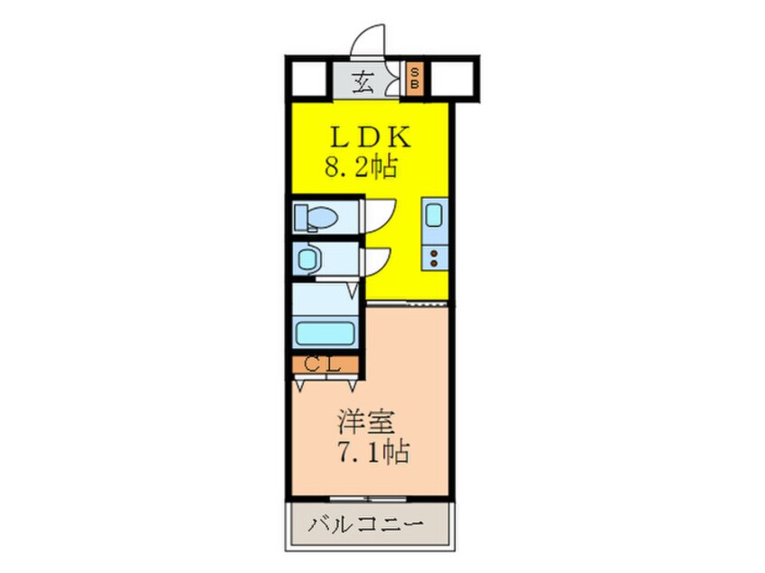 間取図 Ｒｅ－ｂｅ東三国