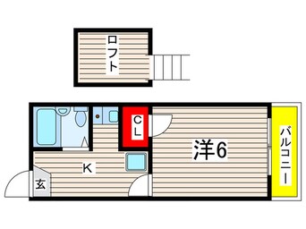 間取図 ヴィラエスポワールⅡ