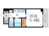 ＡＹＭ堀川五条 1Kの間取り