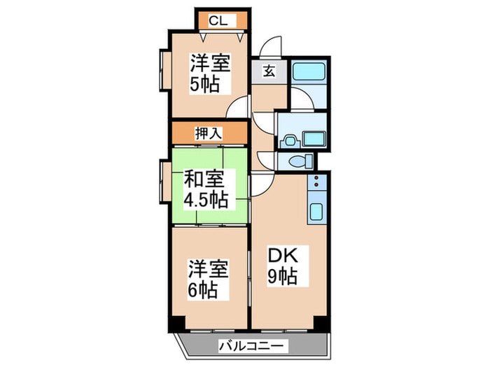 間取り図 オーセント住之江