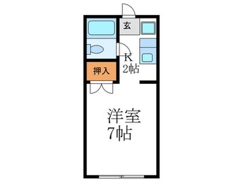 間取図 ファミリアル大橋