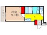 フジパレス沢良宜東Ⅴ番館 1Kの間取り