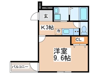 間取図 フジパレス鳳駅西サウス