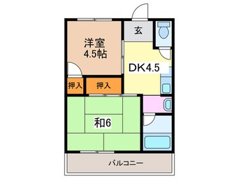 間取図 今福ハイツ